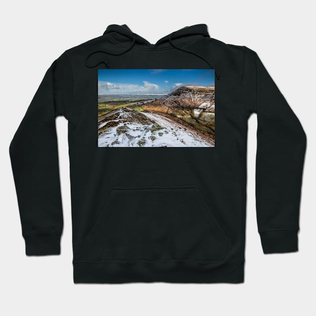 Mynydd Troed from Mynydd Llangorse, Brecon Beacons National Park, Wales Hoodie by dasantillo